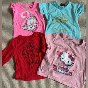 Bundle of Girls Shirts 2T